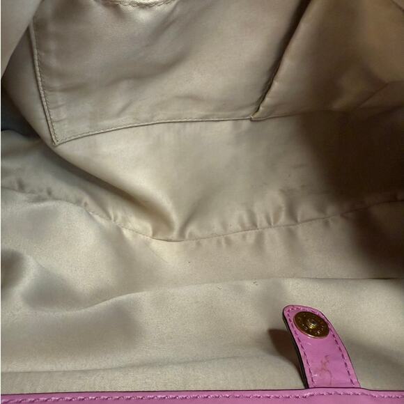 y2k COACH 2008 Pink 12520 Patented Leather Ergo Shoulder Bag - Picture 14 of 16